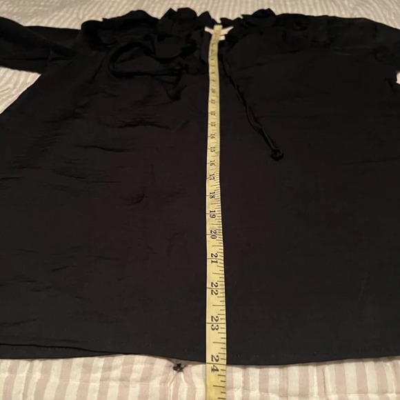 Women’s Knox Rose Loose Fit Black Blouse Sz XS Witchy, Fairy, Whimsygoth, Boho - Picture 9 of 9